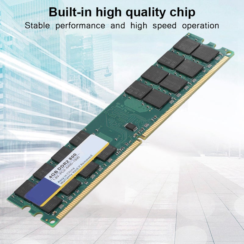 Xiede 800MHZ 4G 240pin RAM Memory Designed for DDR2 PC2-6400 Desktop Computer for AMD 1.8V - Image 3