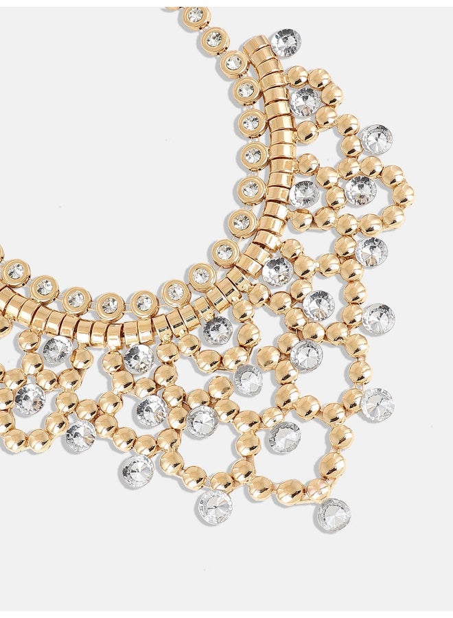 SOHI Chunky Stone Artificial Necklace Jewellery  - Image 5