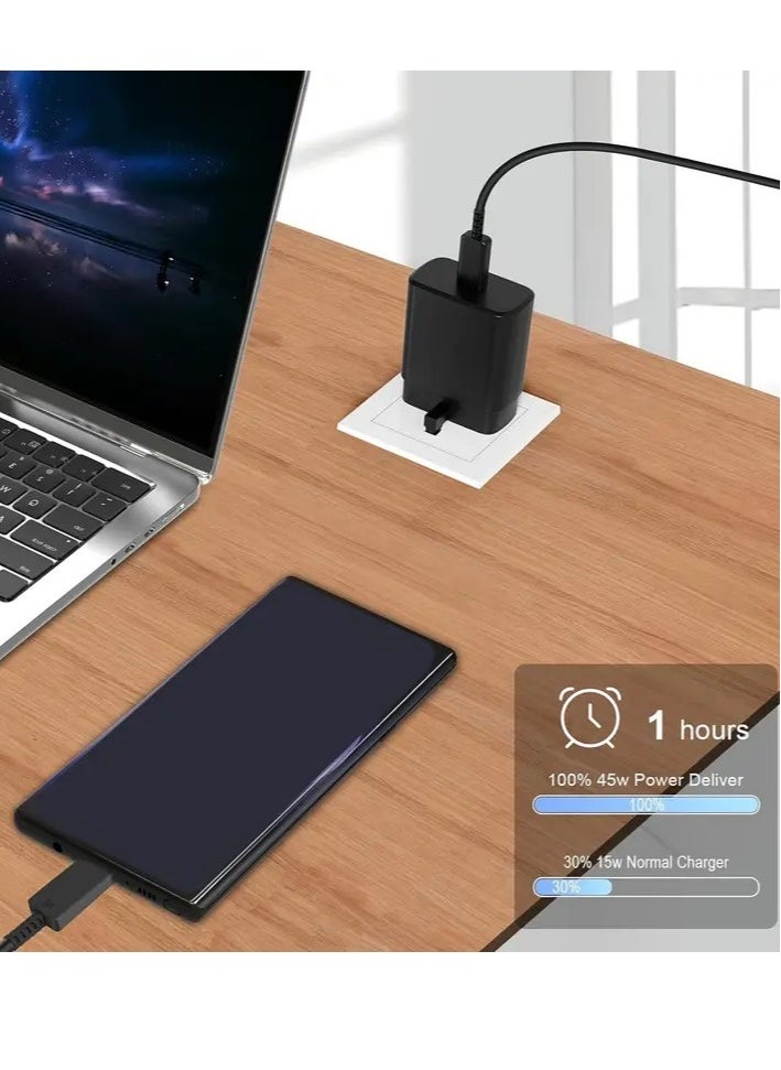 New Efficient 45W Power Adapter: Quick Charge for Samsung, Motorola, and Google Devices
