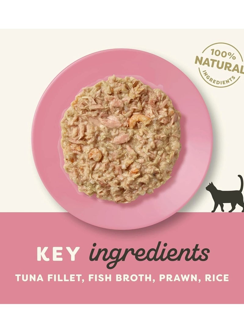 Applaws Cat Wet Food Tuna Fillet With Prawn For Adult Cats - 12x70g - Grain-Free Cat Food - Image 3