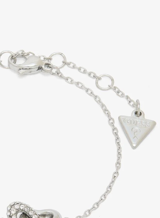 GUESS  Heart Links Chain Bracelet for Women | Best Price UAE