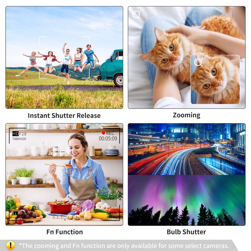 JJC Wireless Infrared Shutter Release Remote Control Compatible with Pentax K-70 K-30 K-7 K-5 Mark II K-5 IIs K-3 Mark II K-1 Mark II K-S2 K-S1 645D 645Z K500 Replaces Pentax E/F/WP - Image 3