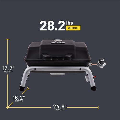 Charbroil 1-Burner Portable Propane Gas Grill, Black – 17402049 - Image 3