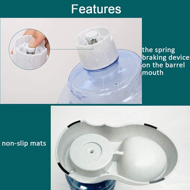 CREDLY Self-Dispensing Pet Waterer Durable Self-Dispensing Gravity 3.8 Liters Pet Waterer - Image 4