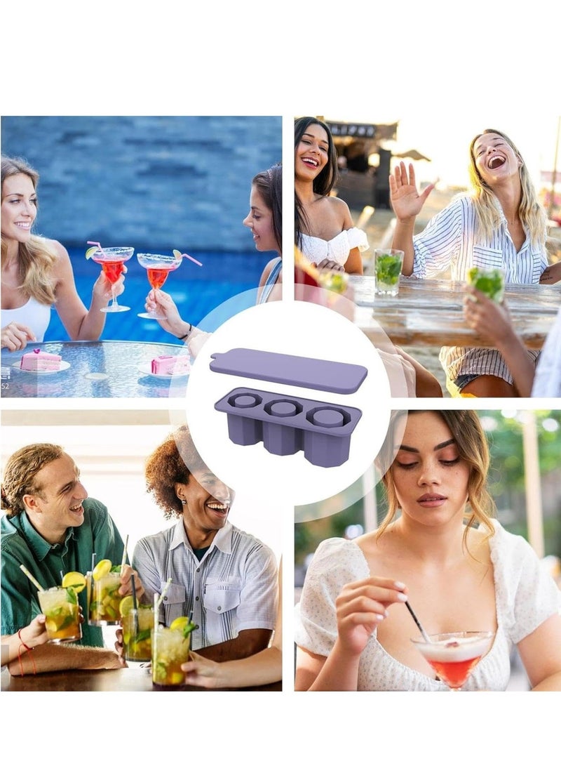 Stanley ice cube tray, suitable for 30/40oz Stanley water glass ice making mold, reusable cylindrical silicone ice cube mold, can be used for ice drinks, juice, whiskey, cocktails - Image 5