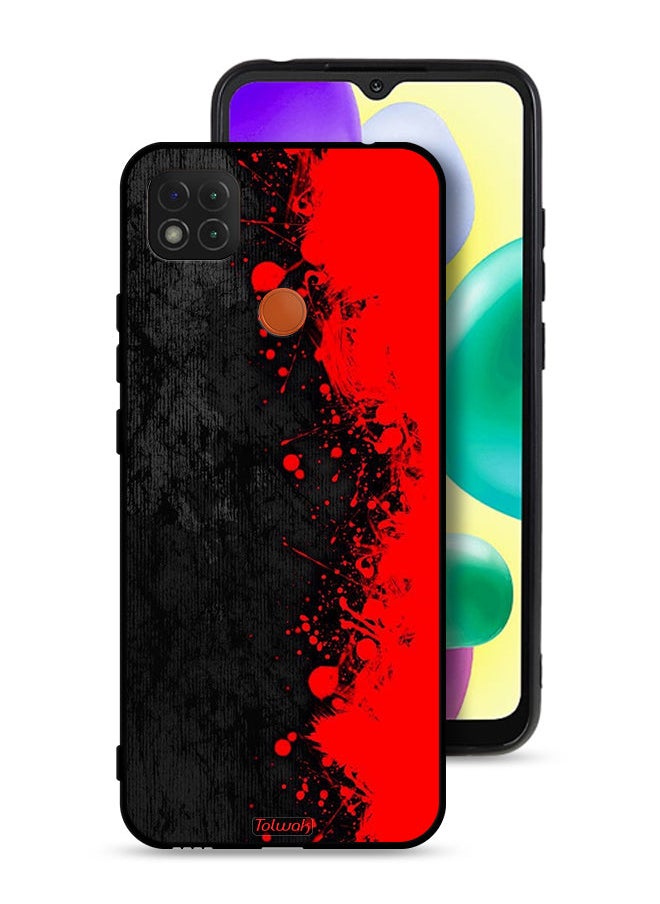 Tolwak Xiaomi Redmi 9C Protective Case Cover Paint Abstract Pattern  - Image 1