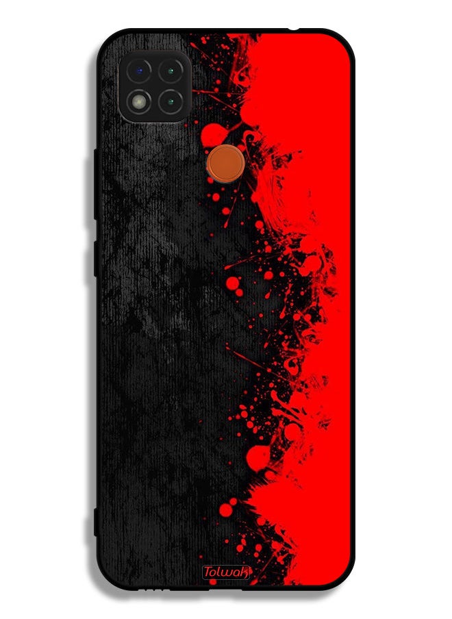 Tolwak Xiaomi Redmi 9C Protective Case Cover Paint Abstract Pattern  - Image 2