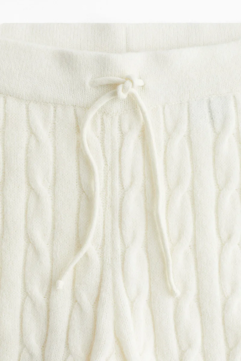 H&M Cable-knit joggers