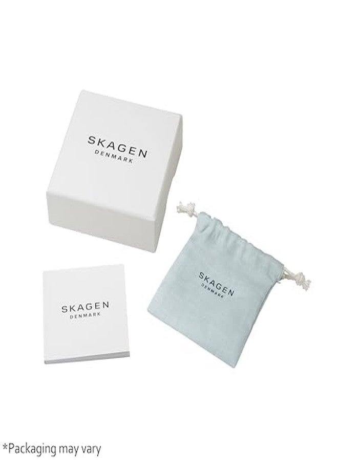 سكاجين قلادة سكاجين النسائية ذات السلسلة المصنوعة من الفولاذ المقاوم للصدأ بلون الذهب الوردي (الموديل: SKJ1745791) - Image 5