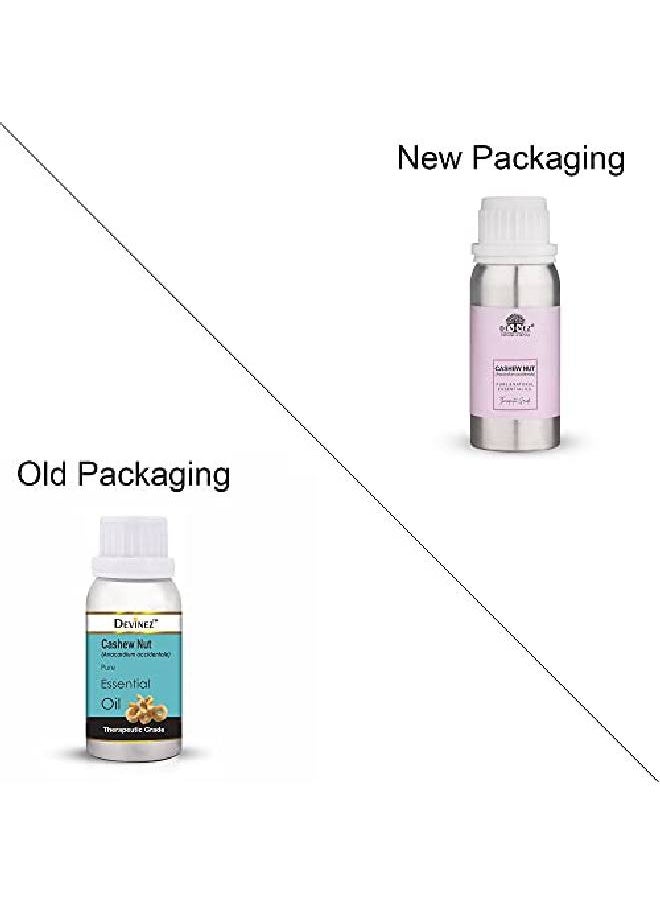 Devinez - Cashew Nut Essential Oil 100% Pure l & Undiluted 100ml in Anodized Aluminum Bottle - Image 1