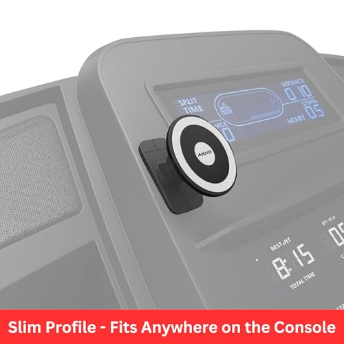 Maxby Treadmill Phone Holder with Adhesive Base – MagSafe Compatible Magnetic Mount for Exercise Bike, Elliptical & Step Machine Consoles | Hands-Free Viewing, Sleek Low-Profile Design - Image 2