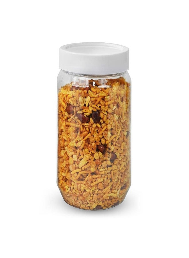 SCL Steelo Steelo Vistta Plastic Kitchen Jar Container Set | Kitchen Organiser Air Tight Jar Container Set Fridge Safe | US FDA Approved PET Food Grade Heavy Duty Material | BPA Free (Clear, 500ML 6pc Set) - Image 1