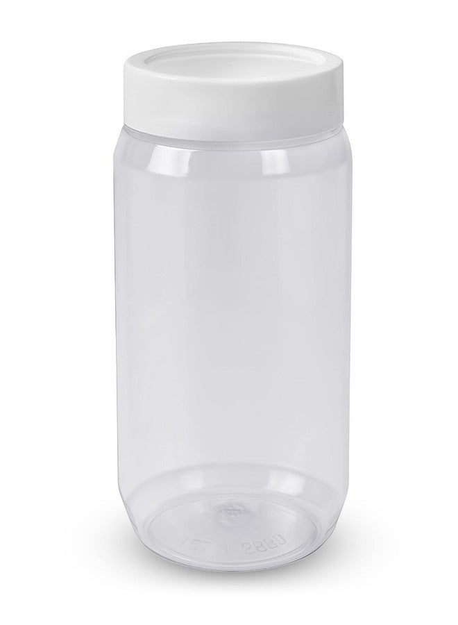 SCL Steelo Steelo Vistta Plastic Kitchen Jar Container Set | Kitchen Organiser Air Tight Jar Container Set Fridge Safe | US FDA Approved PET Food Grade Heavy Duty Material | BPA Free (Clear, 500ML 6pc Set) - Image 2