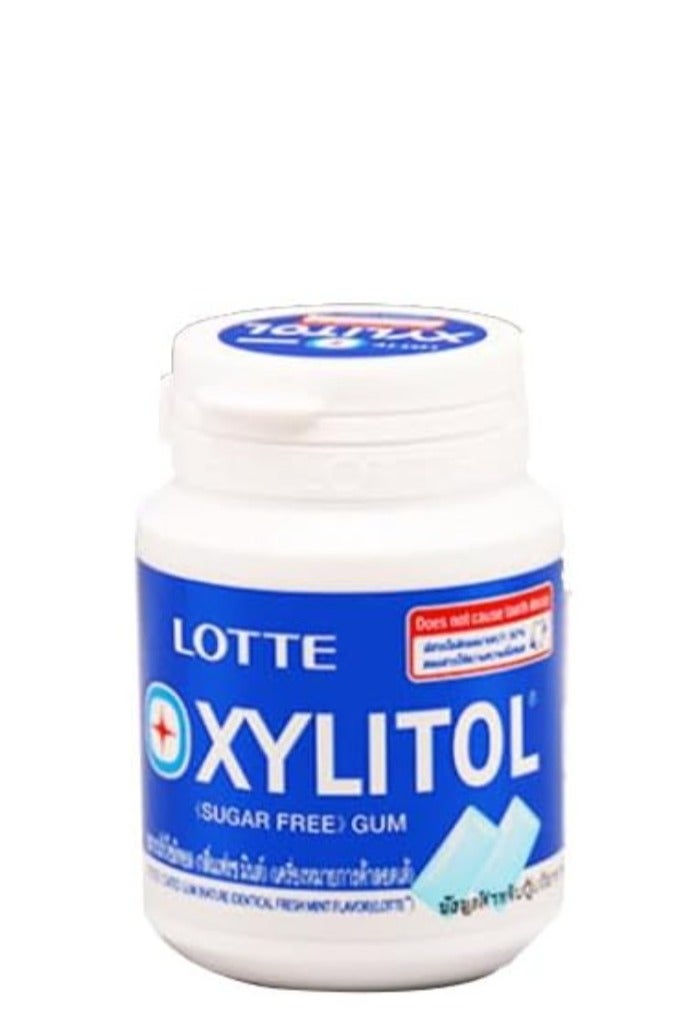 Xylitol Plus Xylitol Gum, Cool Mint Flavor, Sugar Free, for Dental Health Support, 85g, (Imported)