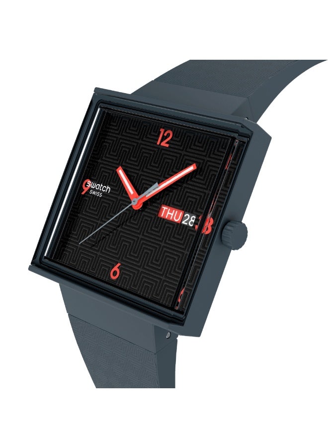 Swatch What If - Square SO34M701 Squared Off Watch - Image 2