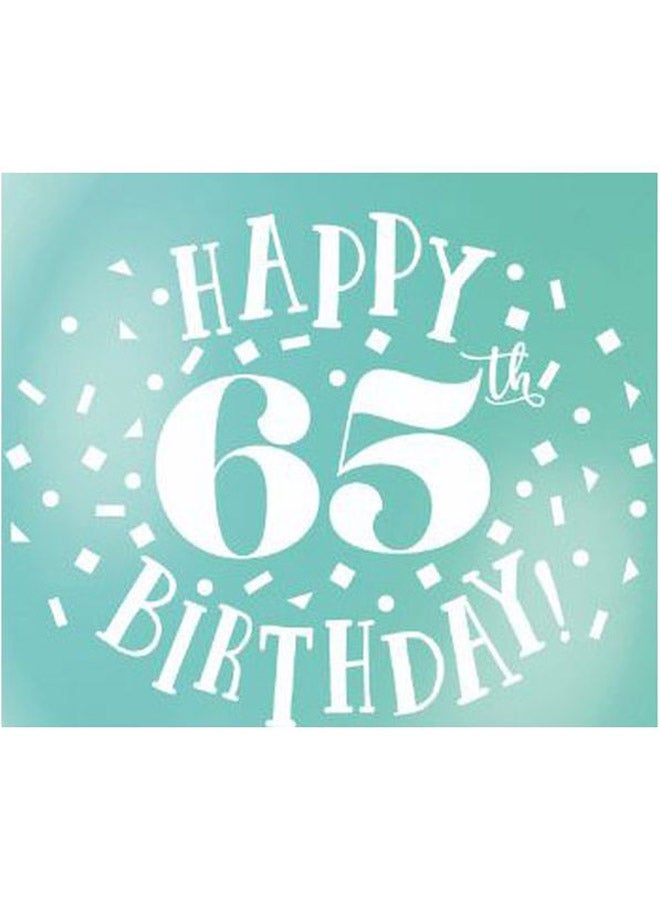 يونيك بالون عيد ميلاد 65 سعيد 9 بوصة - Image 2