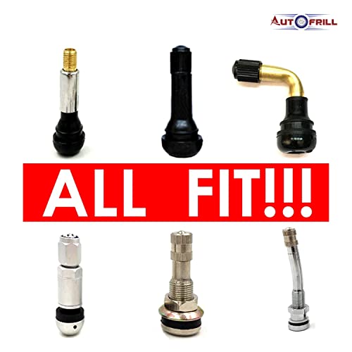 AUTOFRILL 10 Pcs Car Wheel Universal Tire Stem Covers for Cars, SUVs, Bike and Bicycle, Trucks, Motorcycles Heavy-Duty Valve Cap Stem Air Valve Caps (Pack of 10, Black) - Image 4