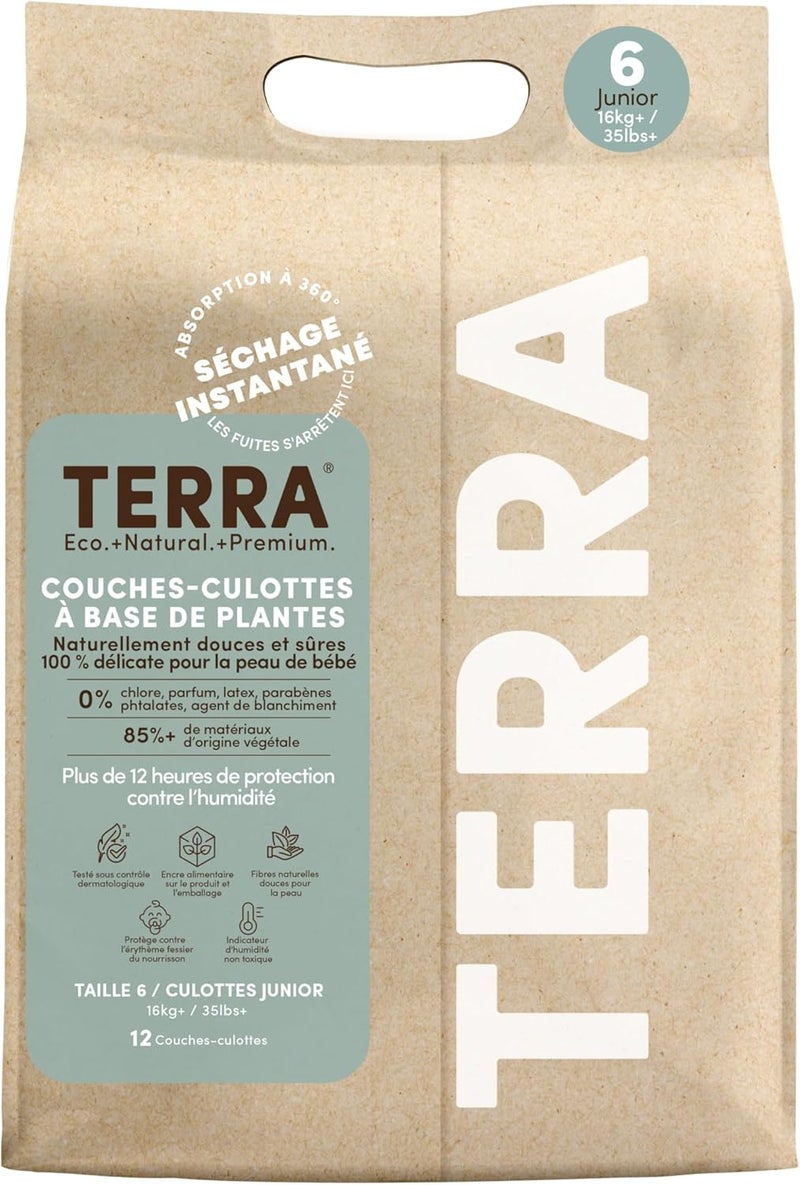 Terra سروال حفاضات تيرا النباتية الحجم 6 - Image 4