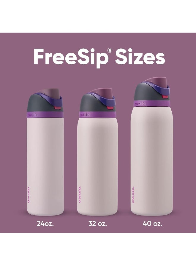 Owala FreeSip Insulated Stainless Steel Water Bottle With Straw For Sports Travel And School BPA Free Sports Water Bottle(Pink 32OZ)  - Image 5