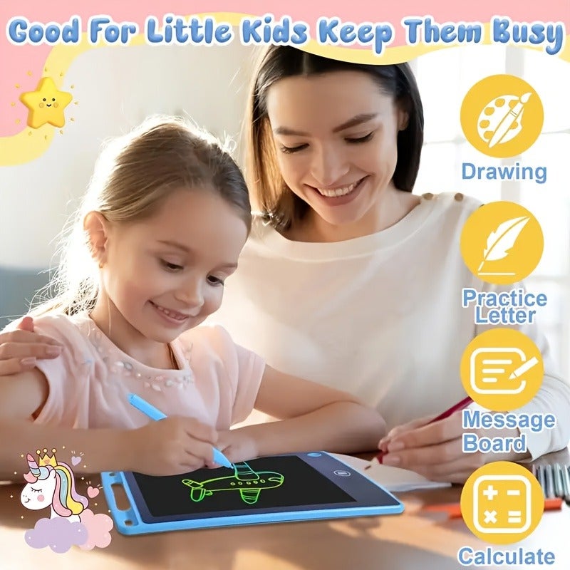 لوحة كتابة LCD للأطفال - لعبة إلكترونية بخاصية المسح مرة واحدة، لوحة رسم قابلة لإعادة الاستخدام، مصنوعة من مادة ABS، هدية مثالية لعيد الميلاد، وأعياد الميلاد، وعيد الهالوين، وعيد الشكر - Image 4
