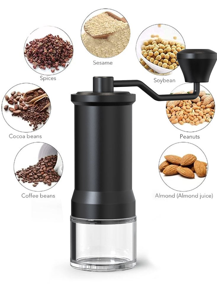 Perfii Manual Coffee Grinder with CNC Precision Stainless Steel Grinding Core, Large Capacity Bin, Fresh Flavor Preservation, Effortless Use and Portability Features  - Image 4