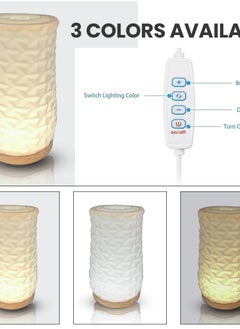 HOCC 2 in 1 Illuminated Table Lamp Flower Vase Crystal Flower Design  - Image 5