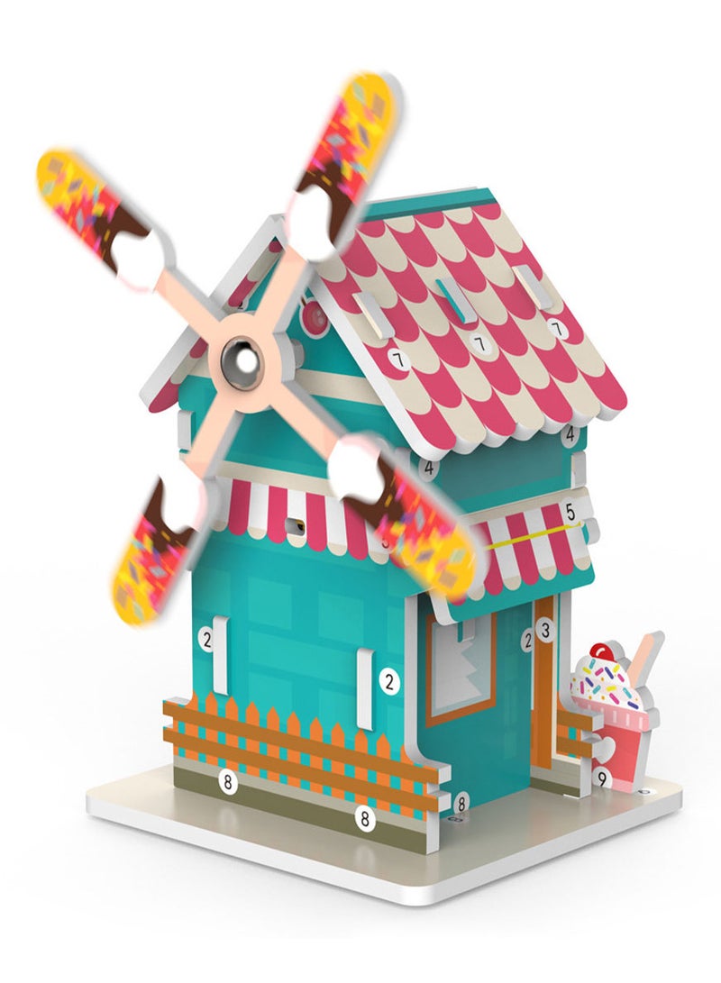 Kids toy assembly smart learning shape of Windmill - Image 1