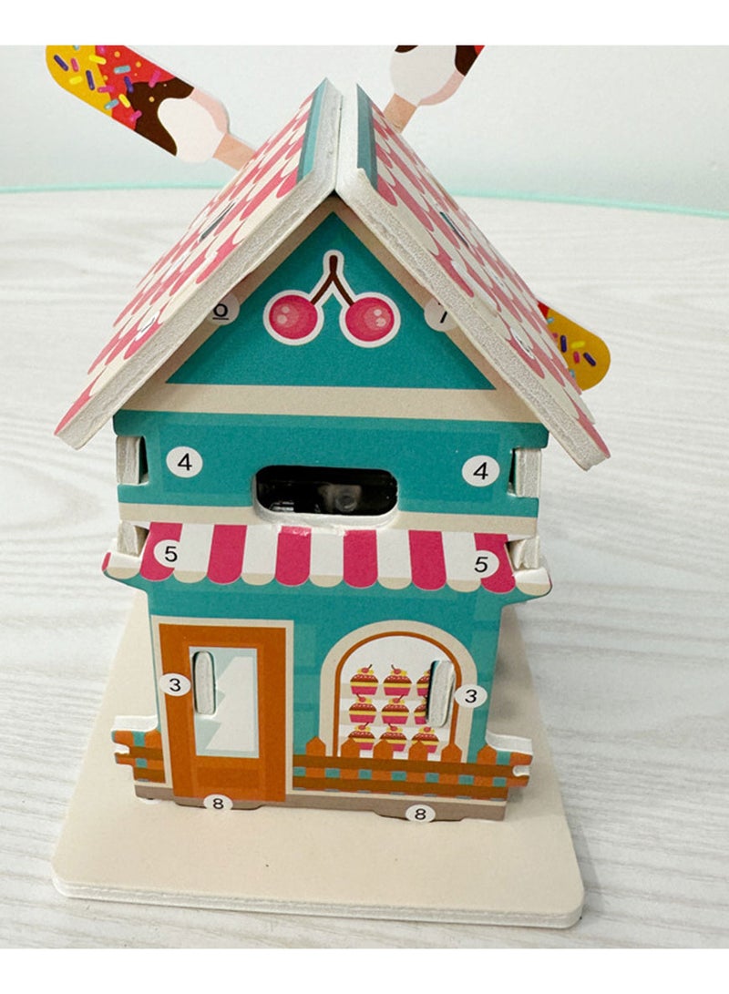 Kids toy assembly smart learning shape of Windmill - Image 2