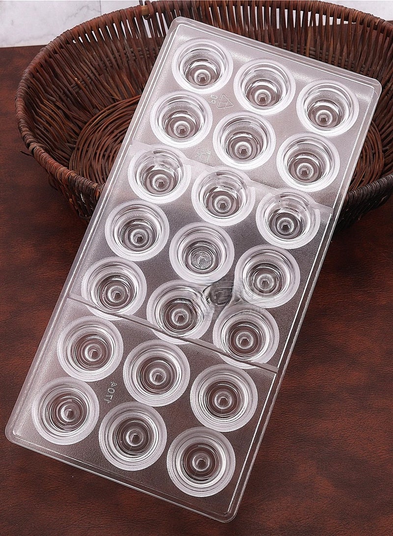 Acrylic Chocolate Mold In The Shape Of spiral 27.5 X 13.5 Cm - Image 4