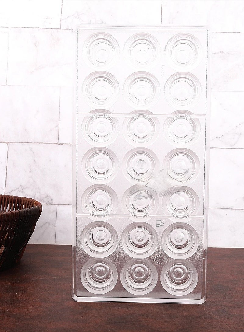 Acrylic Chocolate Mold In The Shape Of spiral 27.5 X 13.5 Cm - Image 2