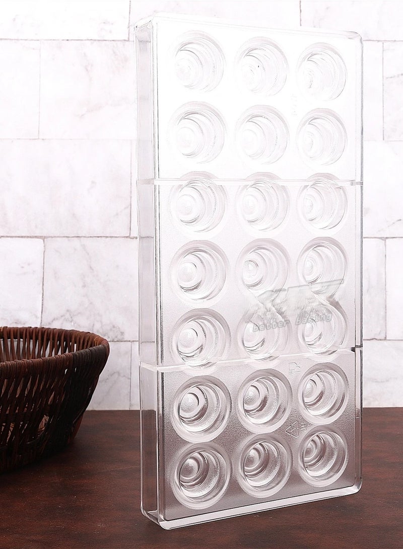 Acrylic Chocolate Mold In The Shape Of spiral 27.5 X 13.5 Cm - Image 5
