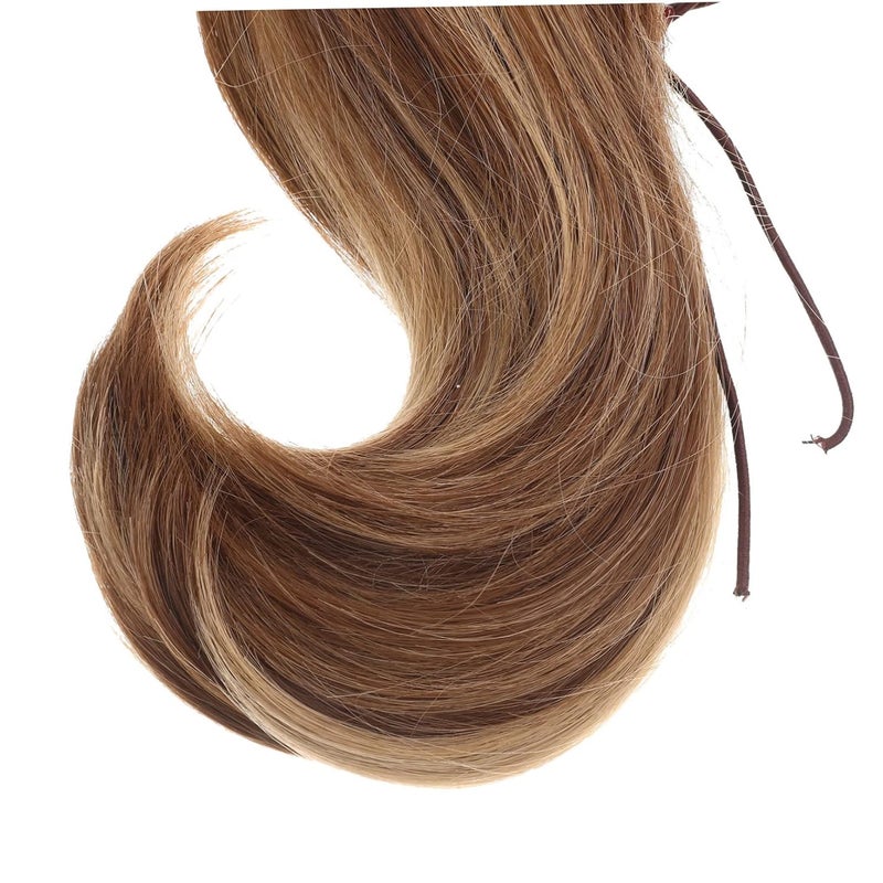 DOITOOL 4pcs Elegant Claw Clip Ponytail Extension Synthetic Hair Wavy Wig for Women Girls - Image 4