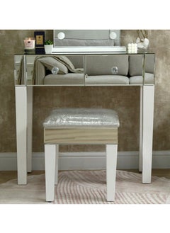 VANITY LIVING VANITY LIVING Dressing Table - Two Mirrored Drawers  - Image 1