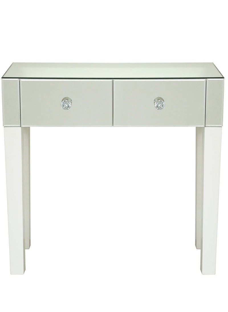 VANITY LIVING - VANITY LIVING Dressing Table - Two Mirrored Drawers - Image 1