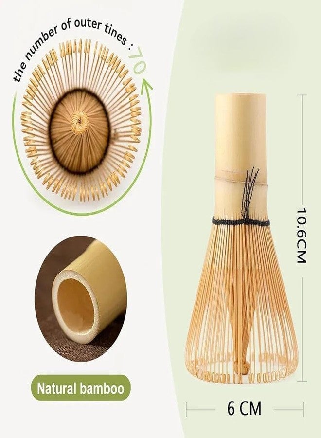 KLIVE Handcrafted Bamboo Matcha Whisk for Matcha Powder - Authentic Traditional Japanese Chasen - Matcha Stirrer Wisk Mixer Brush for Ceremonial Tea Preparation (1 PCS) - Image 2