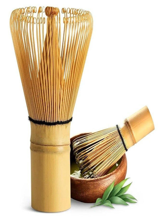 KLIVE Handcrafted Bamboo Matcha Whisk for Matcha Powder - Authentic Traditional Japanese Chasen - Matcha Stirrer Wisk Mixer Brush for Ceremonial Tea Preparation (1 PCS) - Image 1