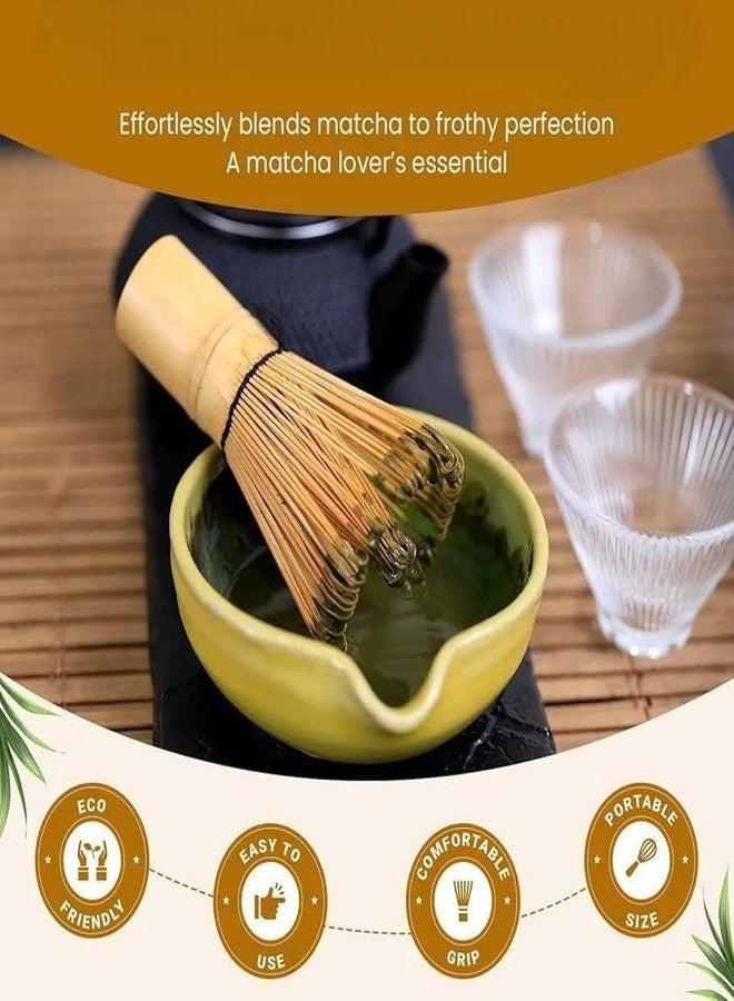 KLIVE Handcrafted Bamboo Matcha Whisk for Matcha Powder - Authentic Traditional Japanese Chasen - Matcha Stirrer Wisk Mixer Brush for Ceremonial Tea Preparation (1 PCS) - Image 5