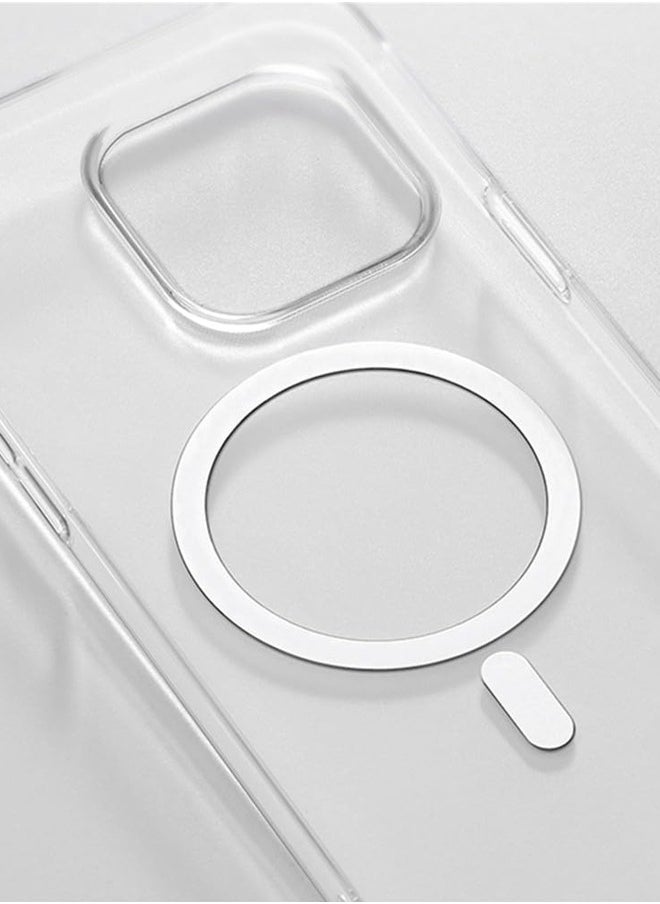 huanmate - iPhone 16 Pro Max MagSafe Clear Case -【Anti-Yellowing】【High-Grade Strong Magnets】Ultra Slim Crystal Clear, Wireless Charging Compatible Cover for Apple iPhone 16 Pro Max - Image 1