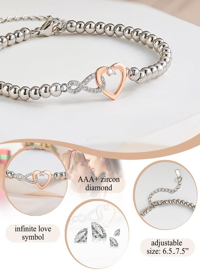 Shonyin Bonus Daughter Gifts from Stepmom Stepdad Unique, bracelet for Unbiological Step Bonus Daughter Stepdaughter Valentines Easter Mothers Day Christmas Gift - Image 4