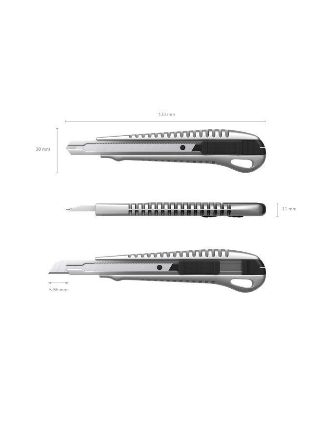 ErichKrause قاطع فيرو 9 مم بقطعة واحدة مع هيكل معدني كامل - Image 2