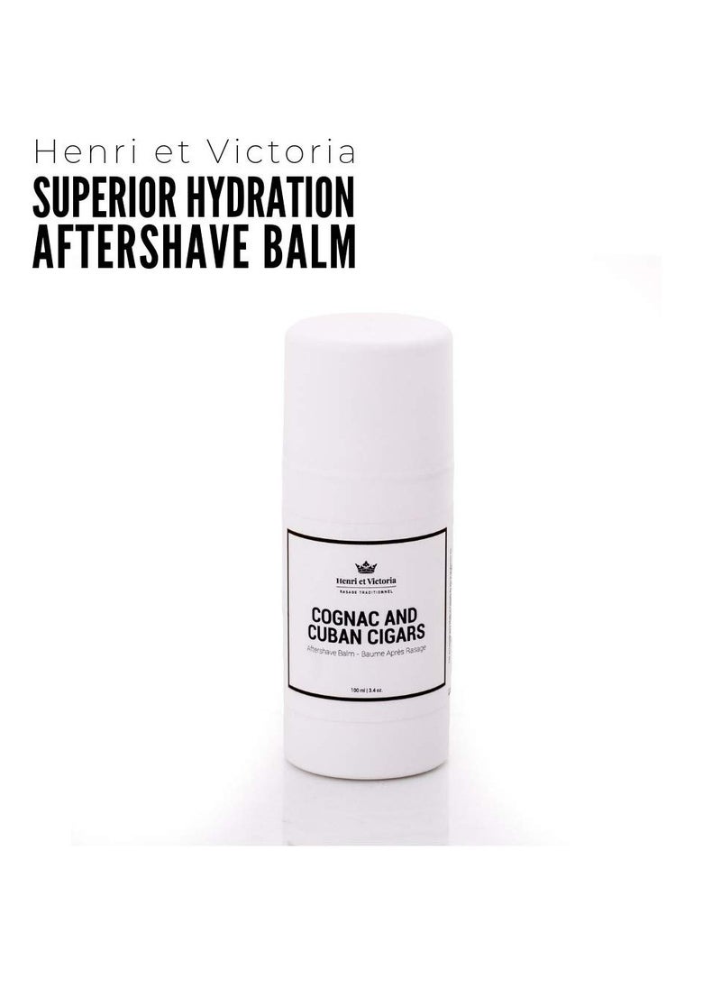 Henri et Victoria - After Shave Balm for Men | Post Shave Balm - | Made by Skilled Artisans | Prevents and Cures Razor Burns | 3,4 oz - Image 1