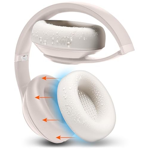 WC SweatZ Studio Pro Patented Protective Silicone Earpad Covers for Beats Studio Pro Made by Wicked Cushions Sweatproof Easily Washable Sandstone - Image 1