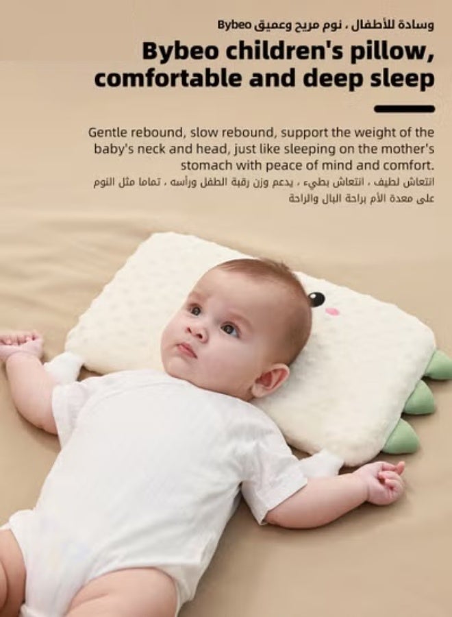 DOOKOO Baby Nursing Sleeping Pillows, Toddler Pillows for Sleeping, Kids Spine Protection Pillows, Soft Infant Pillows for Sleeping, Ergonomic Design, Especially for Children Aged 0-3 Years - Image 4