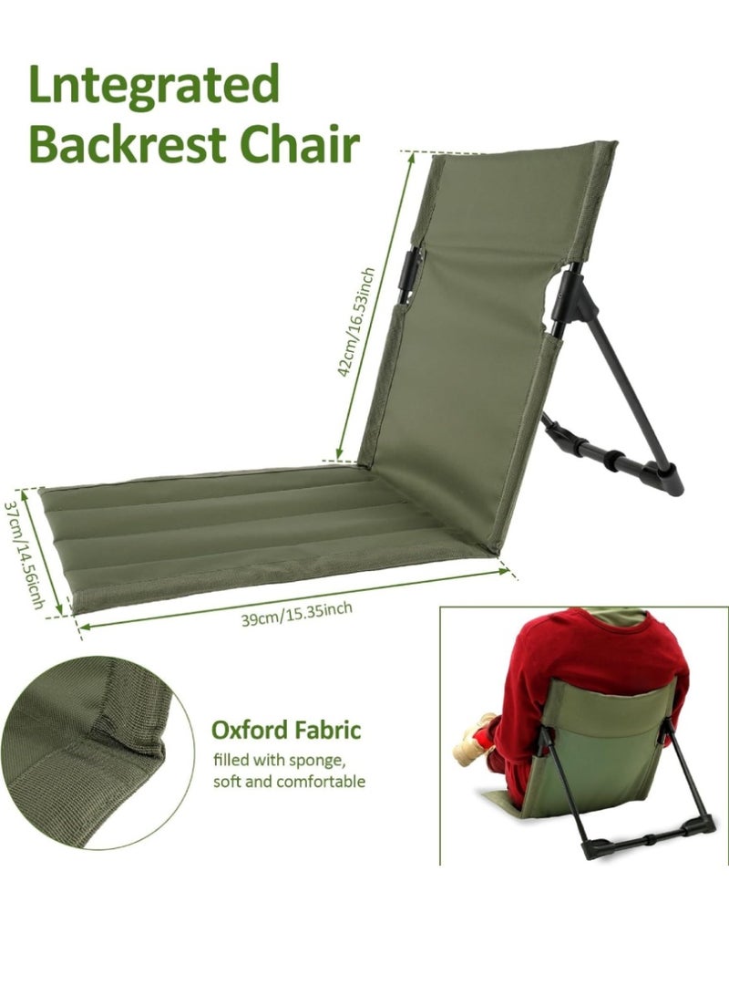 XiuWoo Portable Camping Chair, Foldable Lightweight Outdoor Chair for Picnics and Beach - Image 2
