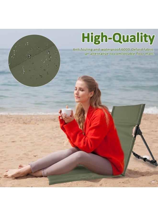 XiuWoo Portable Camping Chair, Foldable Lightweight Outdoor Chair for Picnics and Beach - Image 4