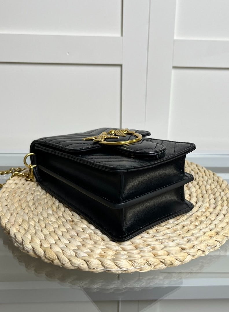 Pinko Chain Crossbody Vertical Mobile Phone Bag 18*10*7cm - Image 4