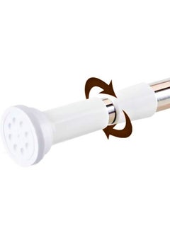 Lavish Adjustable No Drill Tension Rod Curtain Shower Rod, 39.4 Inch-78.7 Inch  - Image 3
