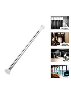 Lavish Adjustable No Drill Tension Rod Curtain Shower Rod, 39.4 Inch-78.7 Inch  - Image 2