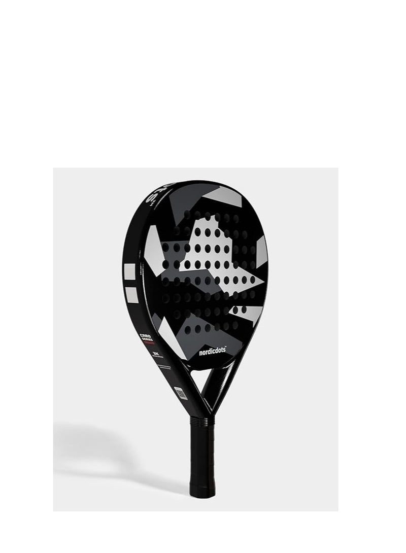 ماركة غير محددة مضرب بادل Nordicdots - سلسلة التمويه - أسود مموه  - Image 1