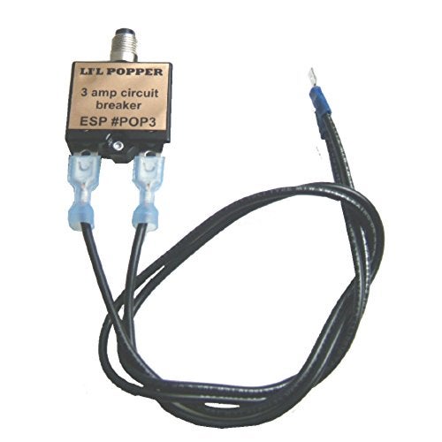 Supco POP3 3 Amp Circuit Breaker, Push Button - Image 1